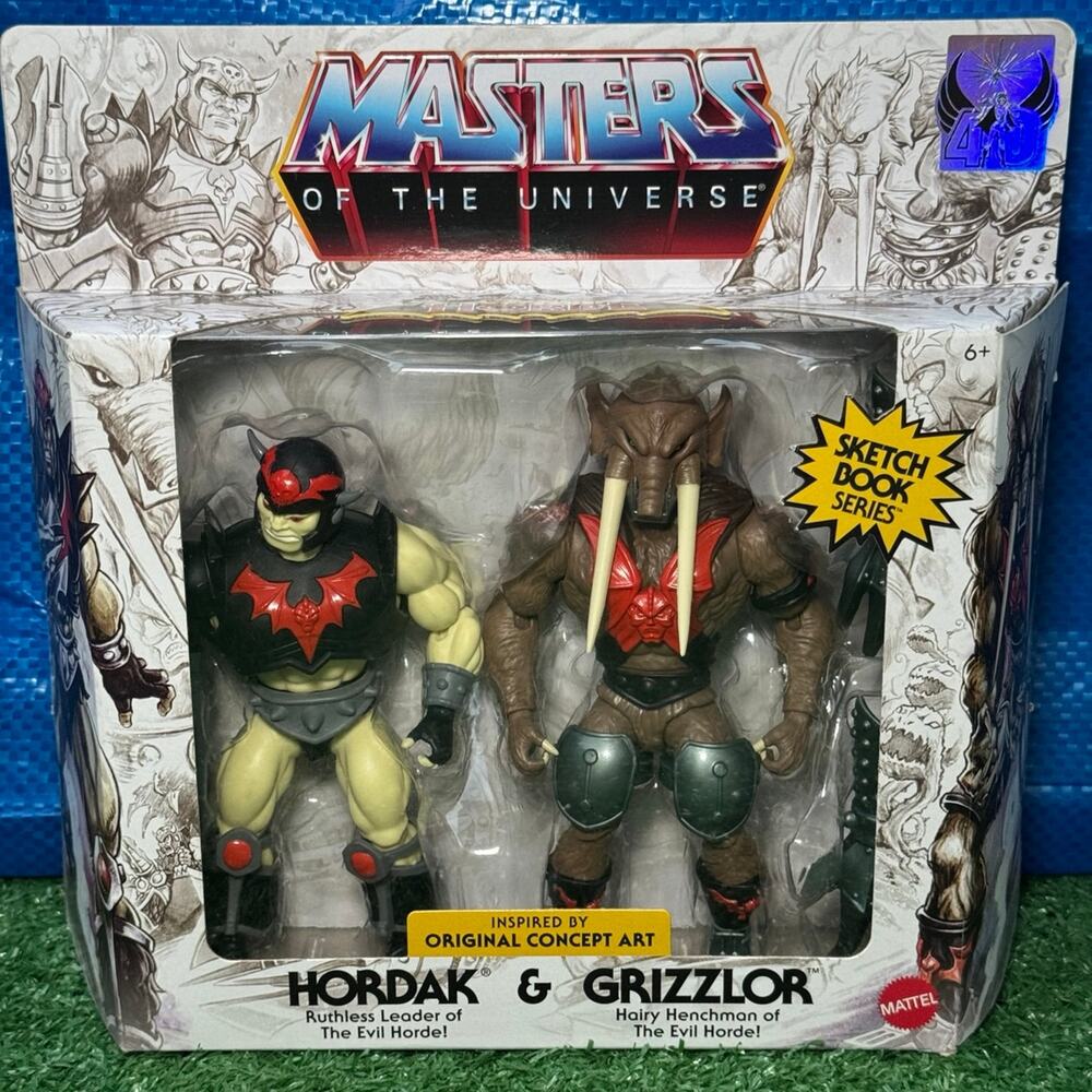 Masters of The Universe Hordak And Grizzlor Sketchbook Series 40th Anniversary